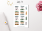 Preview: Skript Sticker Monate, Jahreszeiten